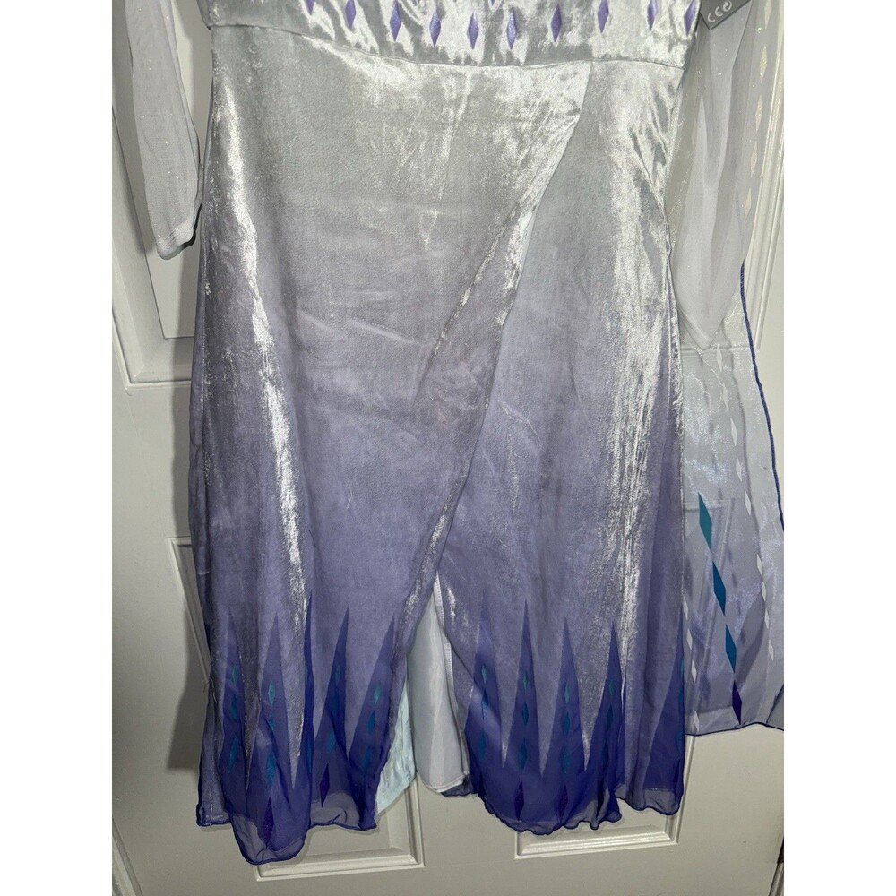 Disney Store Frozen 2 Queen Elsa Costume Dress Size 9/10 Elsa Snow Queen New - Picture 7 of 16